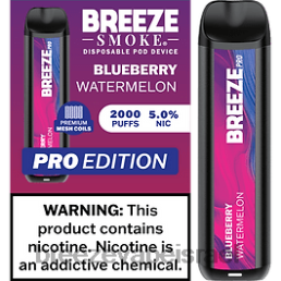 Breeze Pro 2000 שאיפות - Breeze Vape Israel אבטיח אוכמניות 8B80B32