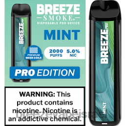 Breeze Pro 2000 שאיפות - Breeze Vape No Nicotine מנטה 8B80B20